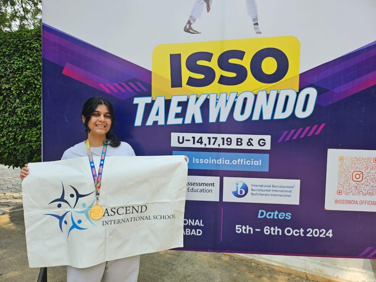 Kimaya Godse at the ISSO Taekwondo Tournament in Hyderabad