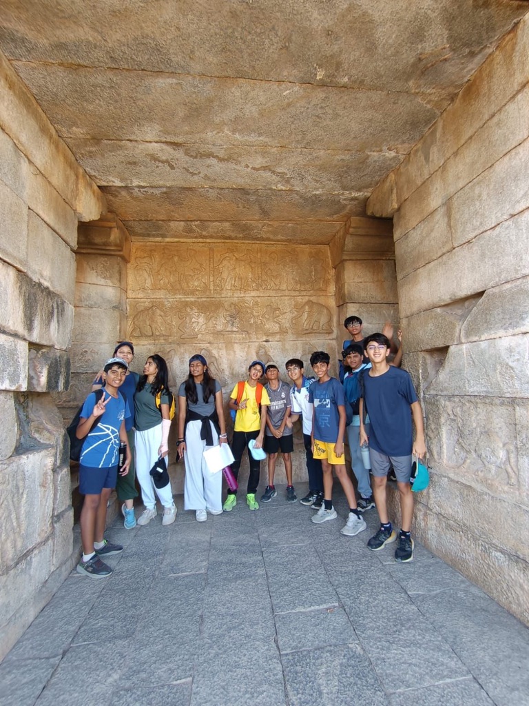 Grade 7 Explores the History of Hampi’s Ancient Temples